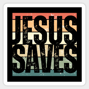 JESUS SAVES (Romans 10:9) Sticker